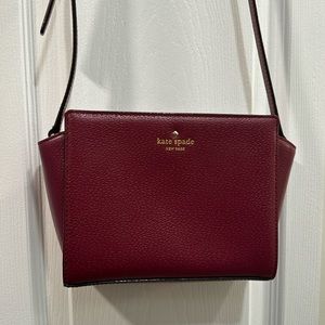 kate spade burgundy purse